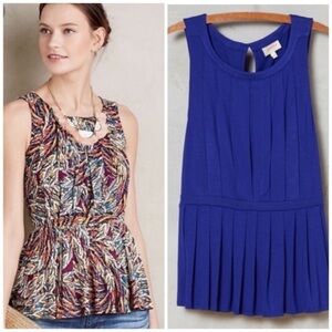 DELETTA Corbara Pleated Peplum